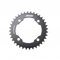 PLATEAU VTT MONO DIAM  104 EXTER 36DTS NOIR 4 BRANCHES SHIMANO ZEE M640 10V