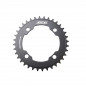 PLATEAU VTT MONO DIAM  104 EXTER 36DTS NOIR 4 BRANCHES SHIMANO ZEE M640 10V