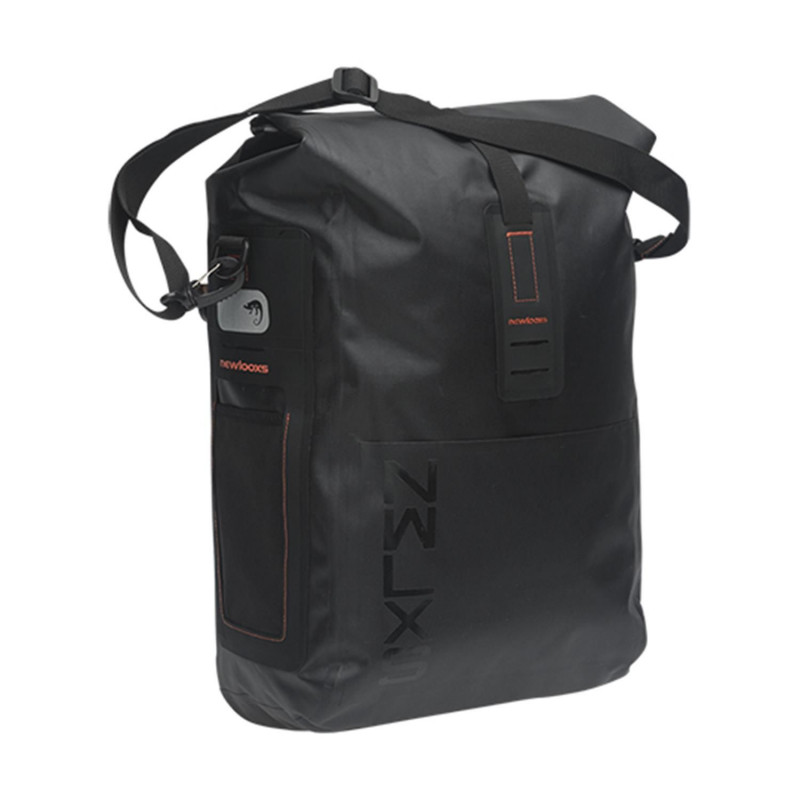 SACOCHE VELO PORTE BAGAGE NEWLOOXS VARO NOIR 100% ETANCHE - 20 LITRES - 280x430x170MM