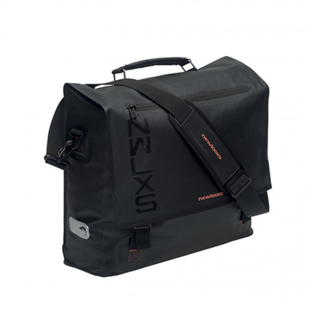 SACOCHE VELO PORTE BAGAGE NEWLOOXS VARO MESSENGER NOIR 100% ETANCHE - 15 LITRES - 390X300X