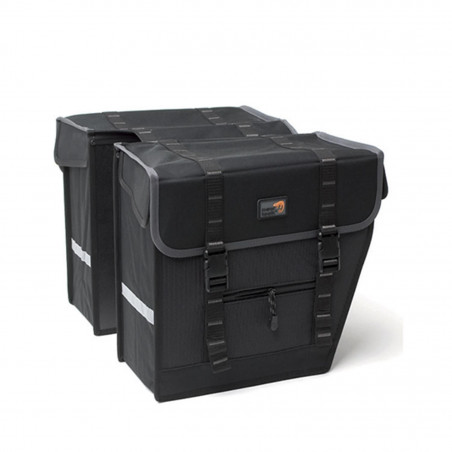 SACOCHE VELO PORTE BAGAGE A PONT NEWLOOXS BASIC SUPERIOR MAXI NOIR - 42 LITRES - 360X320X1