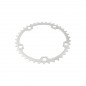 PLATEAU ROUTE DIAM 130 EXTER 46DTS ARGENT ALIZE (COMP.SHIMANO) TA 8/9/10V. 5 BRANCHES