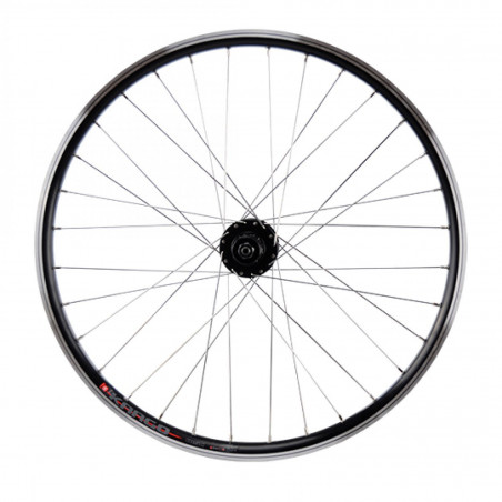Roue velo e bike/vae/cargo 24" ar blocage k7 jante noir mach1 kargo.moy.shim m475 disque 6