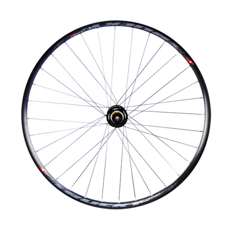 Roue vtt 27.5" ar k7 jante noir mach1 trucky boost tub.ready. disque 6t 9/10/11v 12x148mm