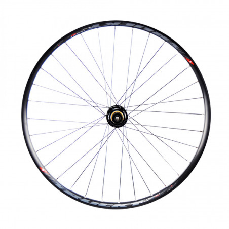 Roue vtt 27.5" ar k7 jante noir mach1 trucky boost tub.ready. disque 6t 9/10/11v 12x148mm