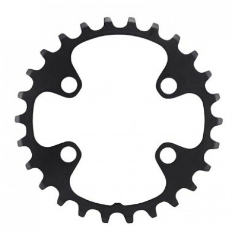 PLATEAU VTT DOUBLE DIAM 64 INTER 26DTS NOIR 4 BRANCHES SHIMANO ORIG.MT500 10V (36/26)