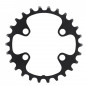 PLATEAU VTT DOUBLE DIAM 64 INTER 26DTS NOIR 4 BRANCHES SHIMANO ORIG.MT500 10V (36/26)