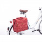 SACOCHE VELO PORTE BAGAGE NEWLOOXS LILLY FOREST ROUGE - 18 LITRES - 350x320x160MM