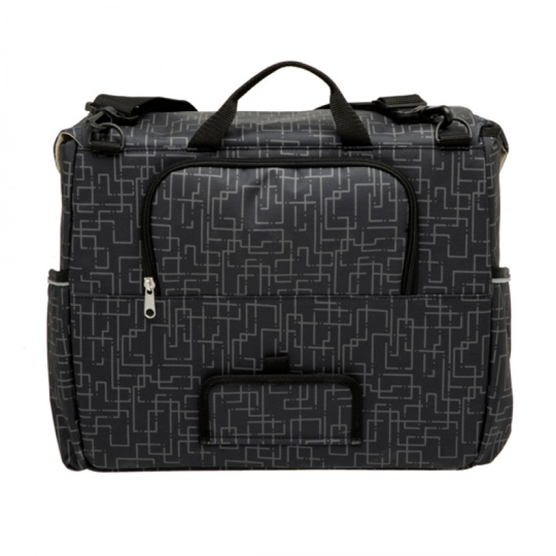 SACOCHE VELO PORTE BAGAGE NEWLOOXS MONDI JOY IVY NOIR -18.5 LITRES- 360X320X160MM