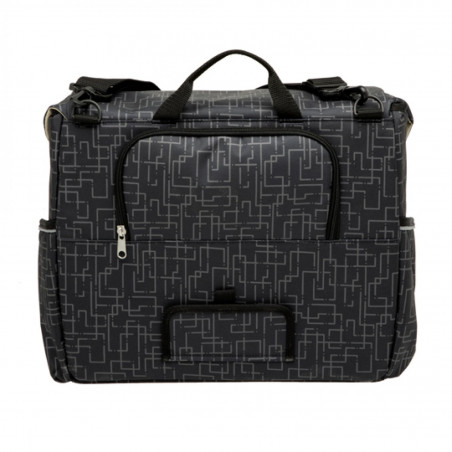 SACOCHE VELO PORTE BAGAGE NEWLOOXS MONDI JOY IVY NOIR -18.5 LITRES- 360X320X160MM