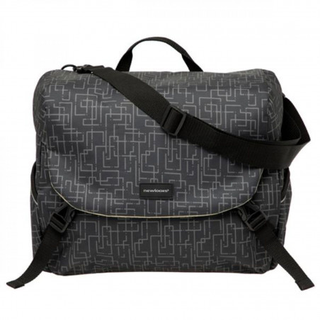 SACOCHE VELO PORTE BAGAGE NEWLOOXS MONDI JOY IVY NOIR -18.5 LITRES- 360X320X160MM