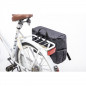 SACOCHE VELO PORTE BAGAGE NEWLOOXS MONDI JOY IVY NOIR -18.5 LITRES- 360X320X160MM
