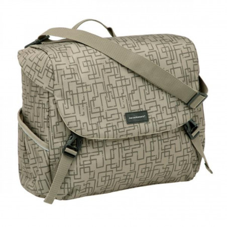 SACOCHE VELO PORTE BAGAGE NEWLOOXS MONDI JOY IVY BEIGE -18.5 LITRES- 360X320X160MM