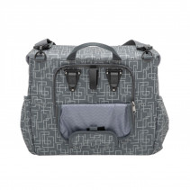 SACOCHE VELO PORTE BAGAGE NEWLOOXS MONDI JOY IVY GRIS -18.5 LITRES- 360X320X160MM