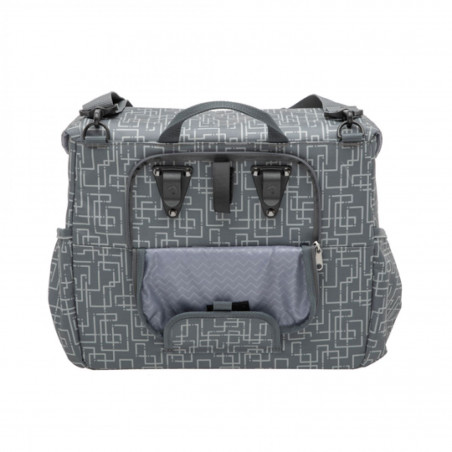 SACOCHE VELO PORTE BAGAGE NEWLOOXS MONDI JOY IVY GRIS -18.5 LITRES- 360X320X160MM