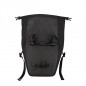 SACOCHE VELO PORTE BAGAGE KHEAX AUBISQUE NOIR ETANCHE FIX RAPIDE 20LITRES - 400 X 330 X 17
