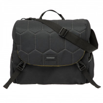 SACOCHE VELO PORTE BAGAGE NEWLOOXS MONDI JOY QUILTED NOIR UNI -18.5 LITRES- 360X320X160MM