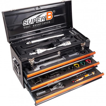 SERVANTE D'ATELIER SUR ETABLI SUPER B TB-98750 (53 PIECES)