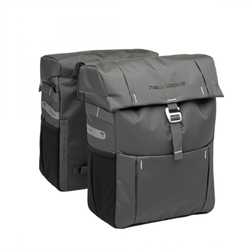 SACOCHE VELO PORTE BAGAGE A PONT NEWLOOXS VIGO GRIS -37 LITRES- 310X400X150MM