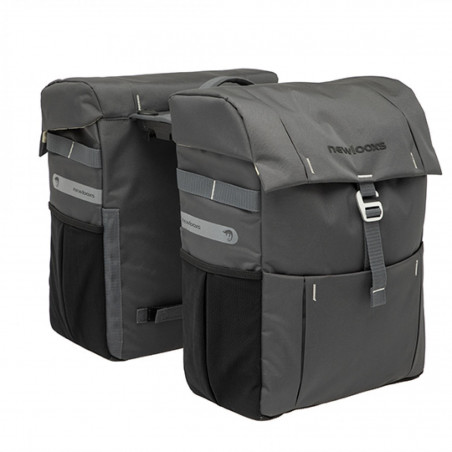SACOCHE VELO PORTE BAGAGE A PONT NEWLOOXS VIGO GRIS RACKTIME -37 LITRES- 310X400X150MM