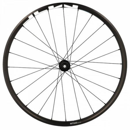 Roue vtt 27.5" ar k7 jante noir moyeu shim mt501 centerlock 8/9/10/11v axe trav.boost 148x