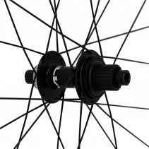 Roue vtt 27.5" ar k7 jante noir shim mt500 centerlock 12v microspline axe trav. boost 148x