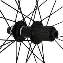 Roue route 700 ar jante noir Shimano rs171 disque centerlock 10/11v axe travers.e thru