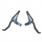 LEVIER FREIN VELO ROUTE 2 DOIGTS SHIMANO CLARIS R2000 CINTRE PLAT NOIR (PR)
