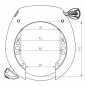 ANTIVOL VELO FER A CHEVAL ABUS 5755LNOIR OE SHIELD PLUS XPLUS