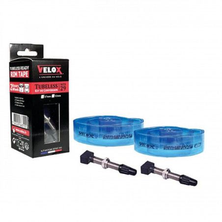 KIT CONVERSION/FLAP VTT 29'' VELOX TUBE TYPE EN TUBELESS 27MM LARGEUR 23/25C (ETRTO 622)