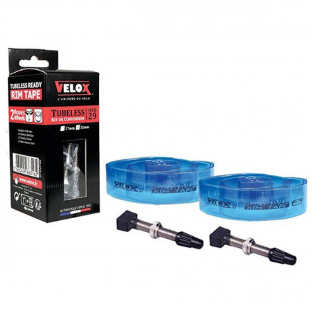 KIT CONVERSION/FLAP VTT 29'' VELOX TUBE TYPE EN TUBELESS 32MM LARGEUR 27/30C (ETRTO 622)