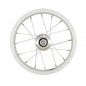 Roue velo enfant 12'' ar ecrou axe plein jante argent beretta. monovitesse 12" 1/2 x 2 1/4