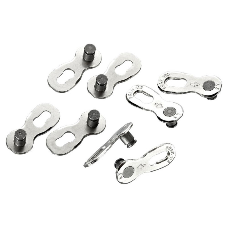 CONNECTEUR DE CHAÎNE SRAM POWERLOCK 11V ARGENT (4 UNITÉS) - 00.2518.003.000 - 710845716683