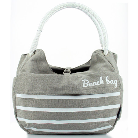 Panier shopping Collection BEACH gris fixation Mts 3 - 15L - 11202199 - 3104889921993