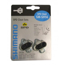 JEU DE CALES SHIMANO SPD SM-SH56 À DÉCLENCHEMENT MULTIDIRECTIONNEL ARGENT