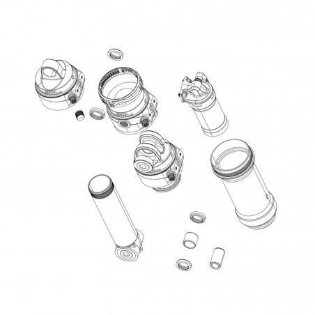 KIT DOUILLES AMORT.IMPER/METRIC 1/2" 31.75x8  OFFSET CANYON - 11.4118.091.864 - 710845890710