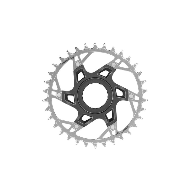 PLATEAU SRAM XX T-TYPE DM 34D POUR FAZUA ALUMINIUM ARGENTÉ