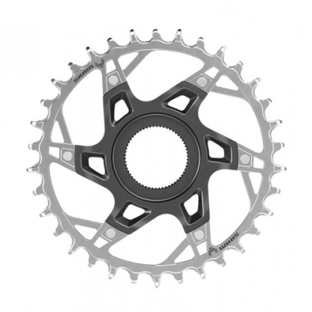 PLATEAU SRAM XX T-TYPE DM 34D POUR FAZUA ALUMINIUM ARGENTÉ