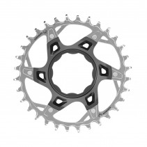 PLATEAU SRAM XX T-TYPE DM 34D POUR TQ ALUMINIUM ARGENTÉ