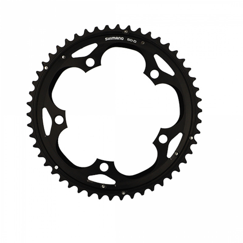 PLATEAU ROUTE DIAM 110 EXTER 50DTS NOIR SHIMANO ORIGINE 105 5703 10V. (4 BRANCHES)