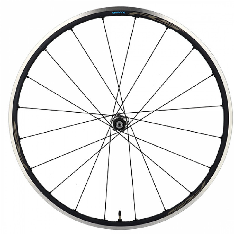 Roue route 700 ar blocage jante noir Shimano rs500 tubeless moy Shimano 10/11v.