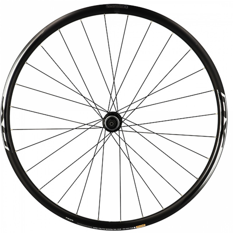 Roue route 700 ar blocage jante noir Shimano rx010 disque centerlock moy Shimano 10/11v.