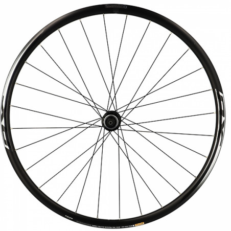 Roue route 700 ar blocage jante noir Shimano rx010 disque centerlock moy Shimano 10/11v.