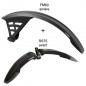 GARDE BOUE VTT ZEFAL KIT DEFLECTOR AVANT FM60   DEFLECTOR ARRIERE RS75 NOIR POUR ROUES 27.5"-29" (VENDU AU KIT)