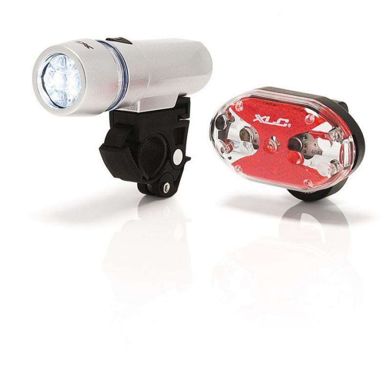 XLC CL-S03 SET DE LUMIÈRES LED AVANT TRITON/ARRIÈRE THEBE 5X