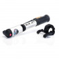 Xlc pu-a04 mini pompe 2 en 1 avec manomètre aluminium argent