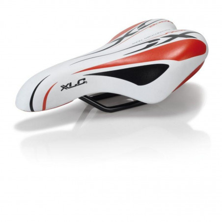 XLC SA-C01 SELLE ENFANT ET JUNIOR 245x150 BLANCHE/ROUGE - 2502032500 - 4032191963334