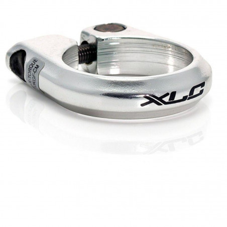 XLC PC-B02 COLLIER POUR TIGE DE SELLE ALUMINIUM AVEC VIS HÉXAGONALE 31.6 mm ARGENT