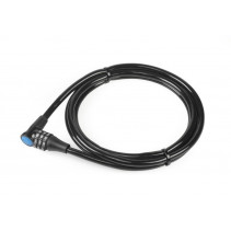 XLC LO-L13 ANTIVOL CÂBLE SPIRAL COMBINAISON Ø8mm/180cm NOIR - 2502322030 - 4055149117849
