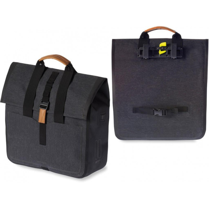 SAC ARRIÈRE BASIL URBAN DRY SHOPPER IMPERMÉABLE GR.FONCÉ 25L - 17658 - 8715019176586